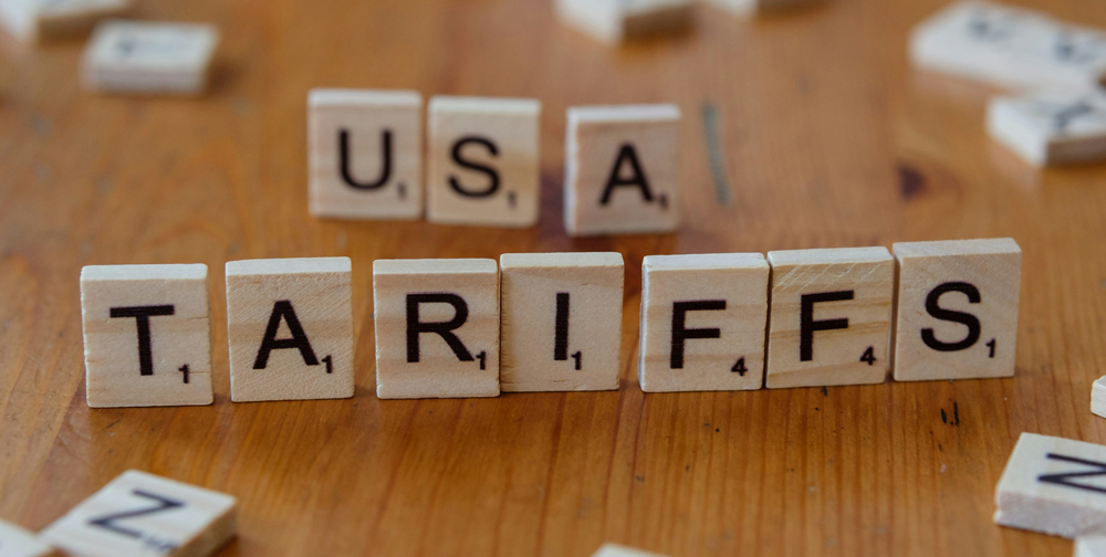 Juego formando las palabras USA TARIFFS